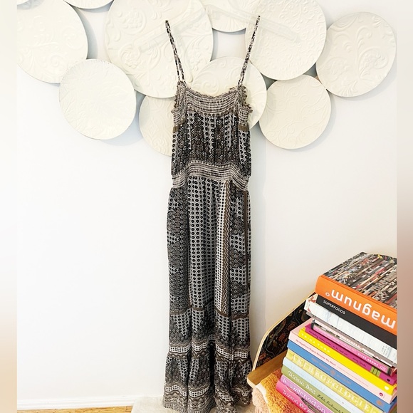 Joie Silk Maxi Dress Large - Picture 3 of 5